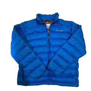 Columbia Omni-Heat Interchange Down Puffer Jacket Men’s L Super Blue